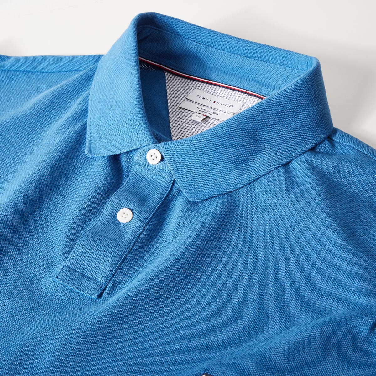 Tommy Hilfiger Poloshirt mit Stretch hellblau