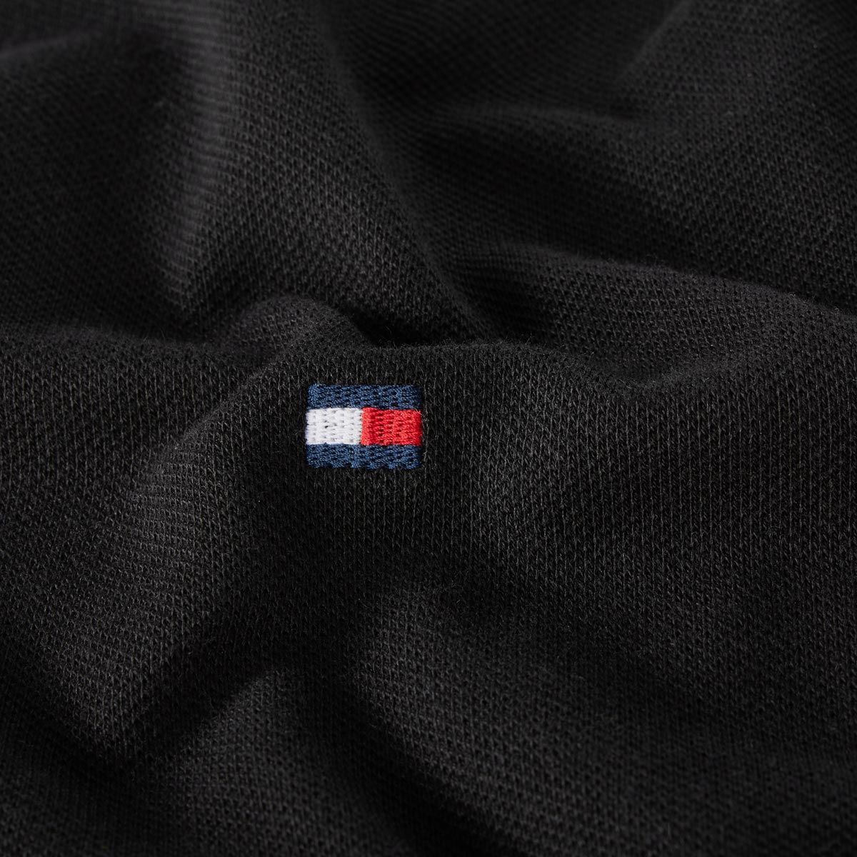 Tommy Hilfiger Poloshirt mit Stretch schwarz