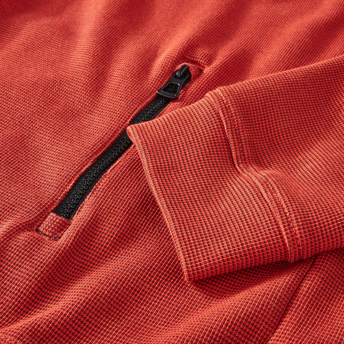 Lerros Sweatjacke aus Baumwollmischung rot