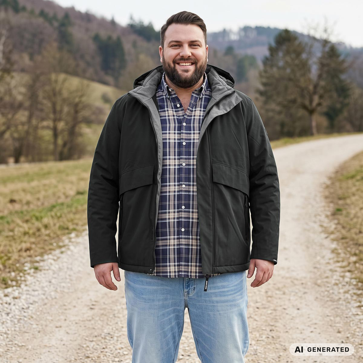 Jack&Jones Wattierte Jacke, wind- und wasserdicht schwarz