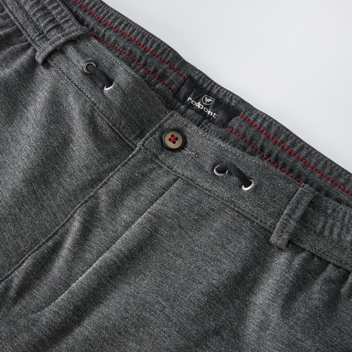 Redpoint Chino „Coldwood“ mit hoch dehnbarem Stretch anthrazit