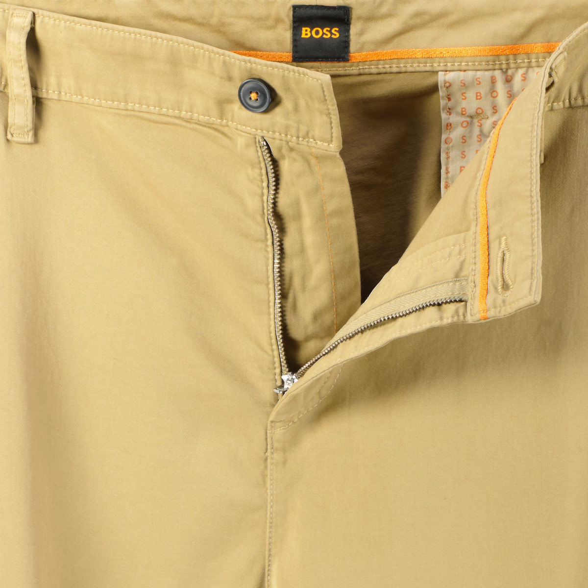 BOSS Stretch-Chinos, Tapered Fit beige