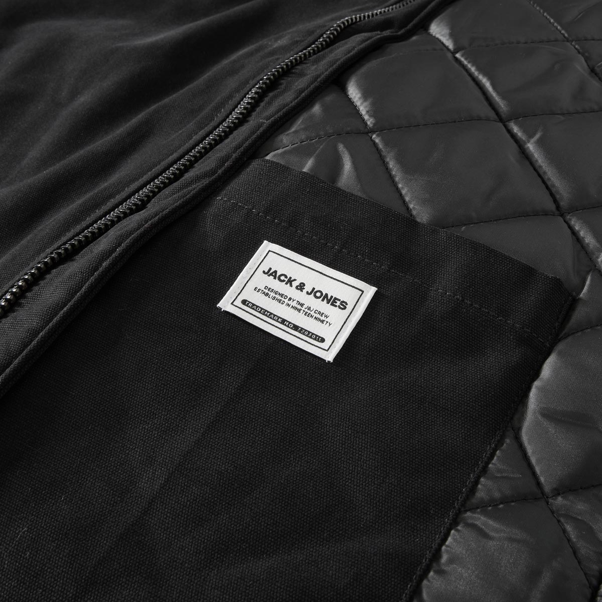 Jack&Jones Weste im College-Stil schwarz