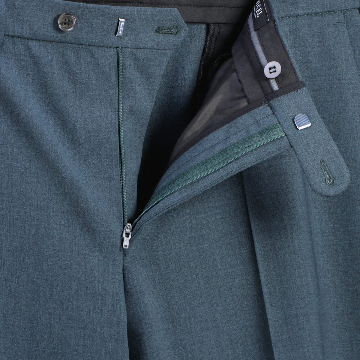 Digel Anzughose mit Stretch, knitterresistent, fleckabweisend grün Digel Anzughose mit Stretch, knitterresistent, fleckabweisend grün