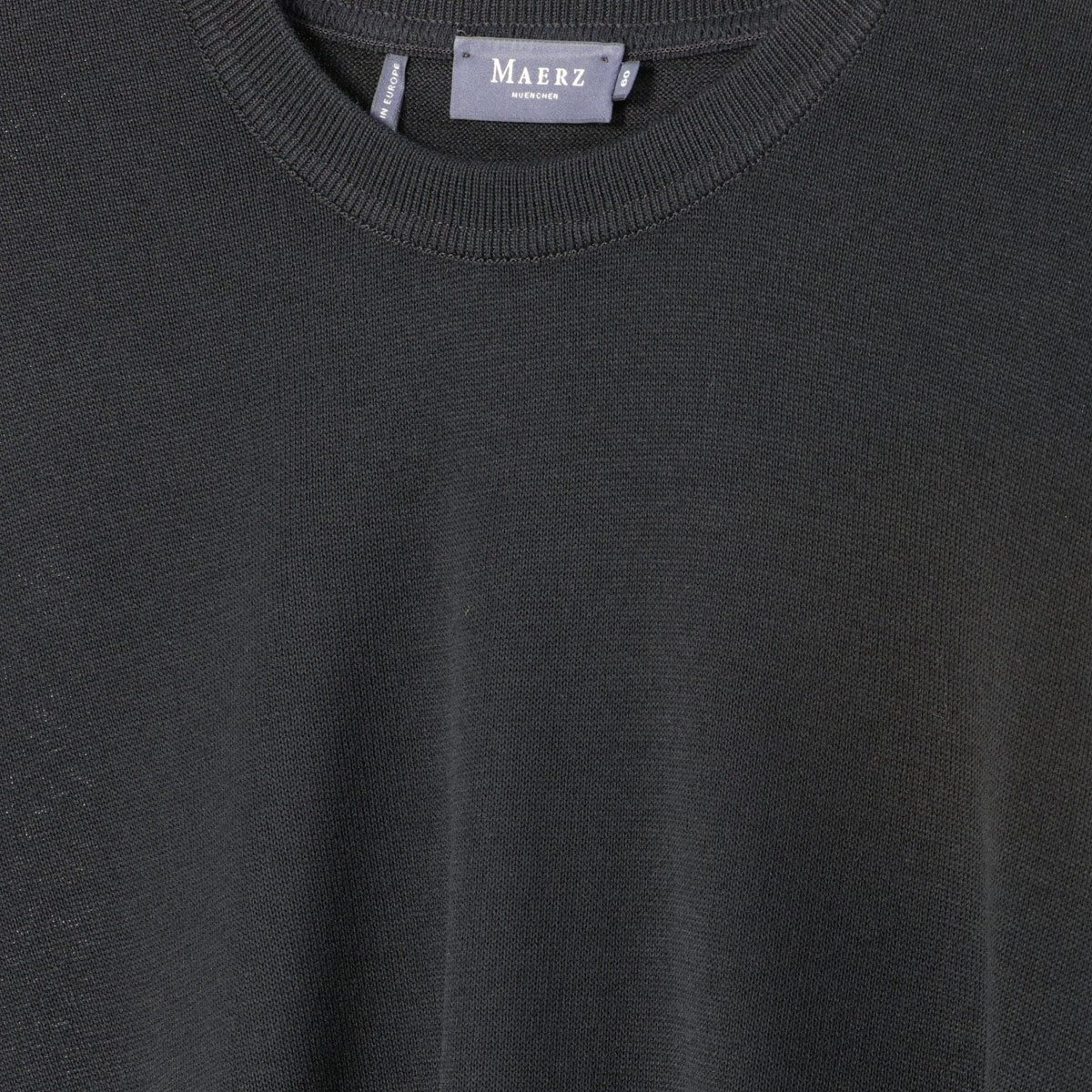 MAERZ MUENCHEN Pullover aus Merinowolle schwarz