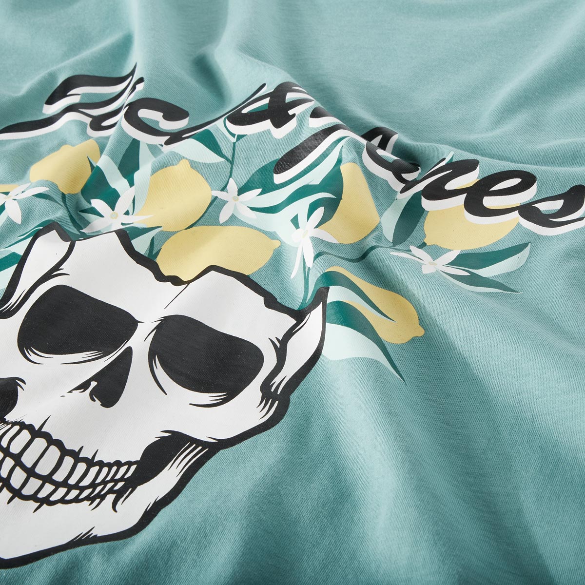 Jack&Jones T-Shirt mit Motiv-Print mint
