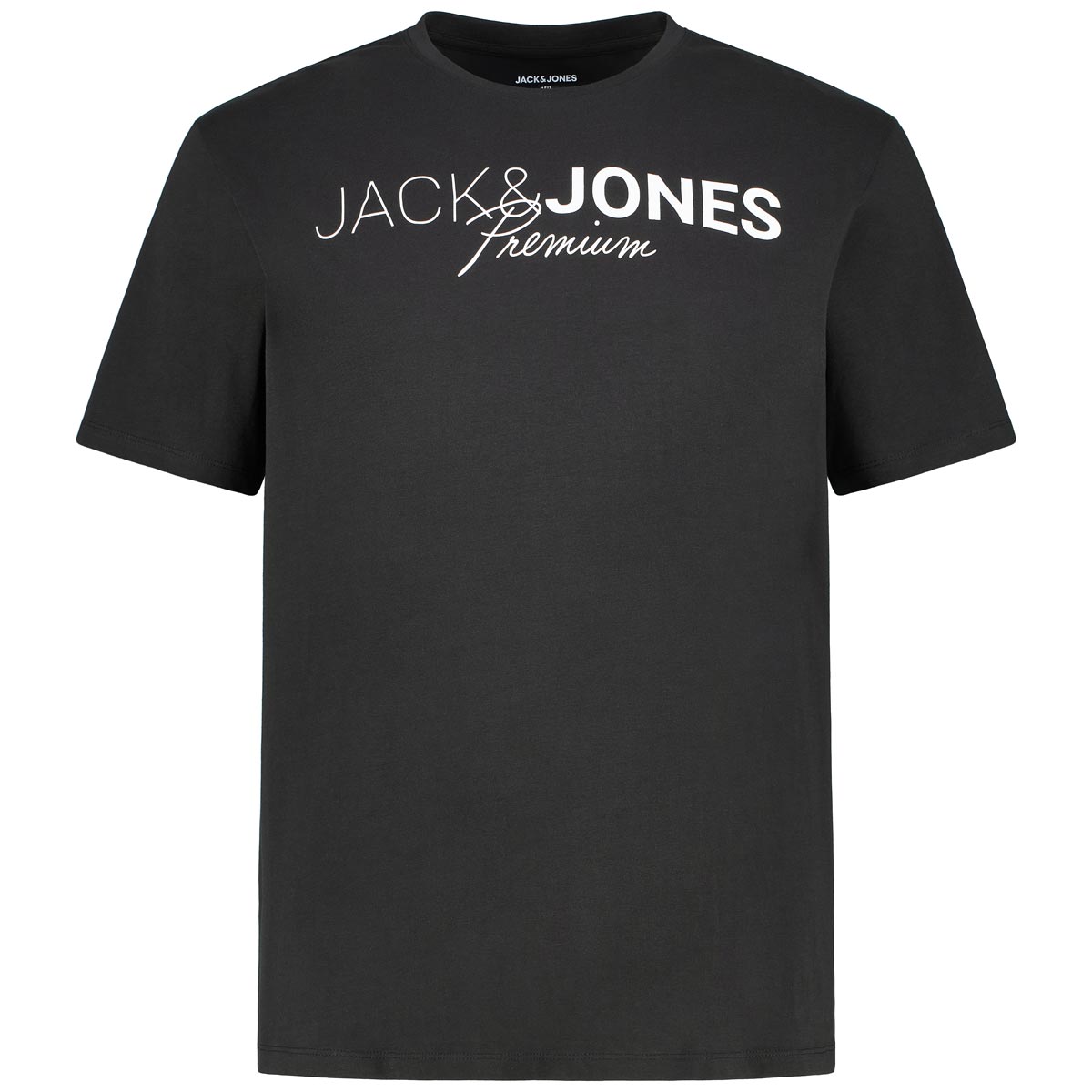 Jack&Jones T-Shirt aus Biobaumwolle Farbe schwarz Größe: 3XL günstig online kaufen