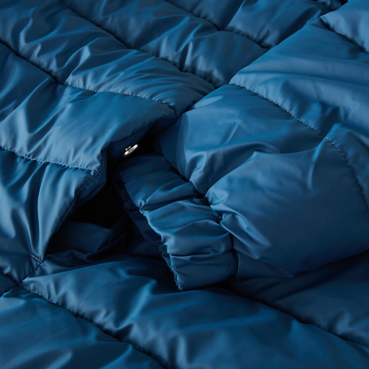 Jack&Jones Wattierte Steppjacke, winddicht und wasserabweisend blau