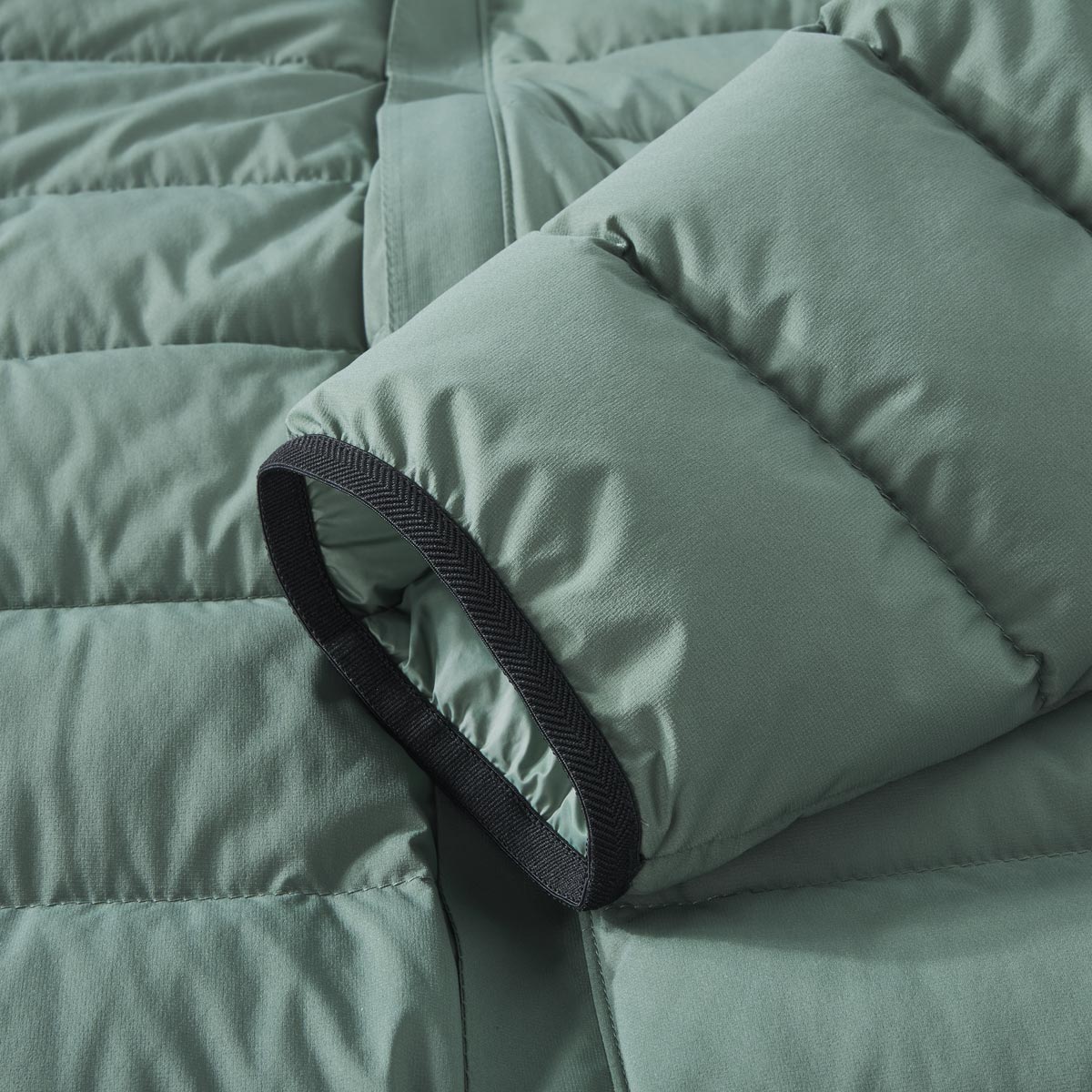 BOSS Steppjacke mit Stretch, wasserabweisend dunkelgrün