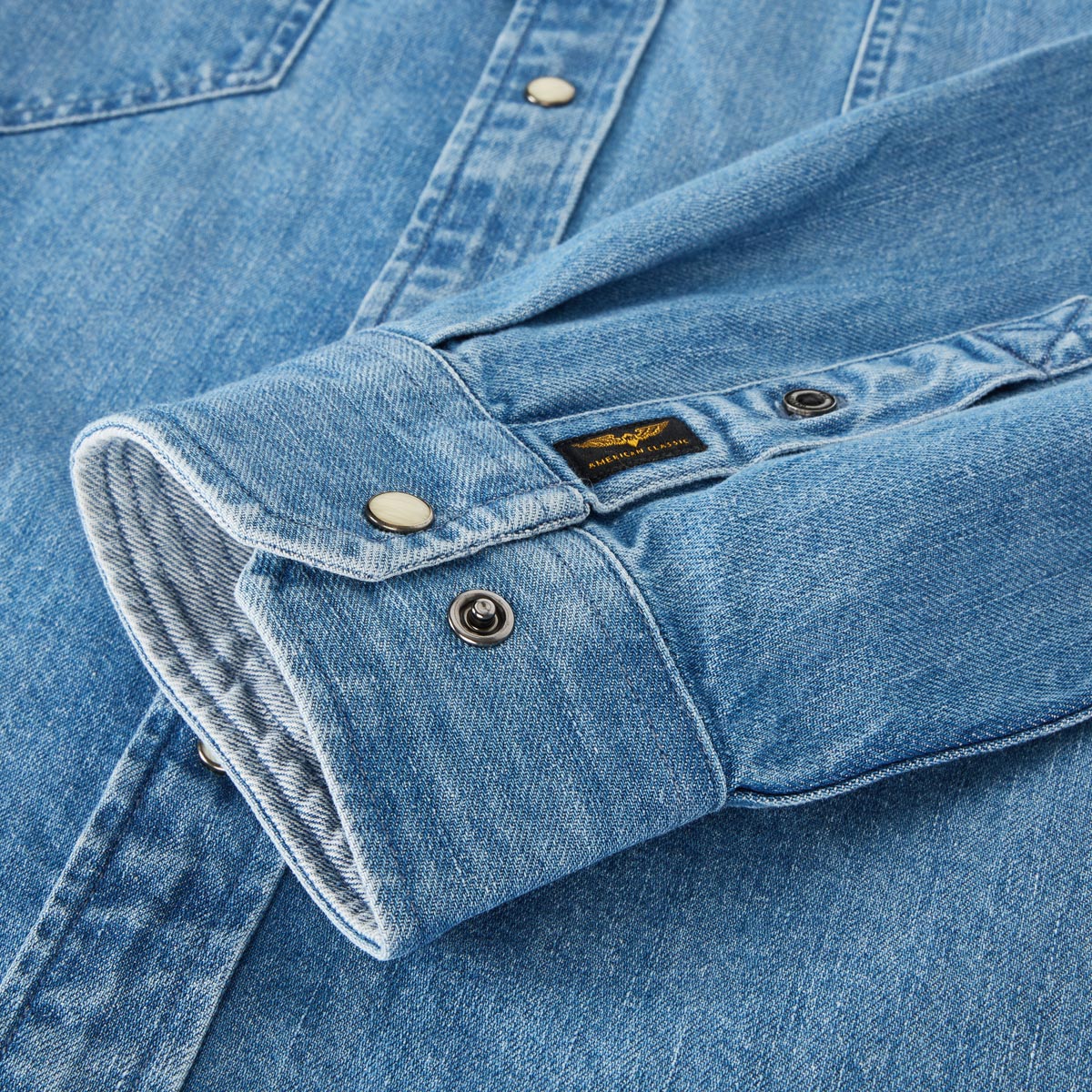 PME LEGEND Jeanshemd jeansblau