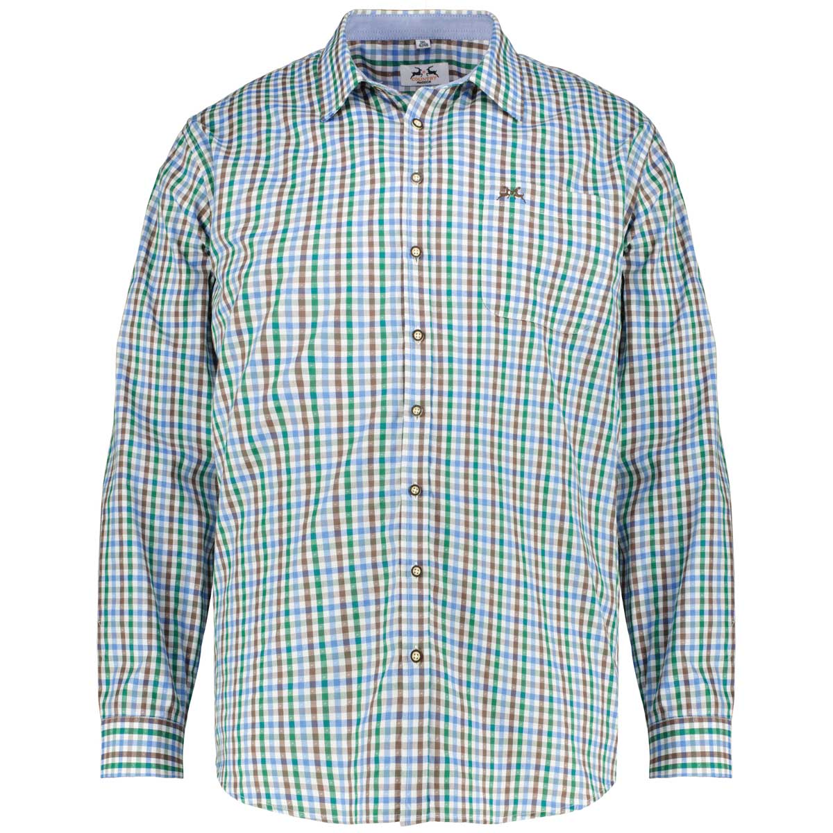 Maddox Kariertes Trachtenhemd blau/grün Maddox Kariertes Trachtenhemd blau/grün