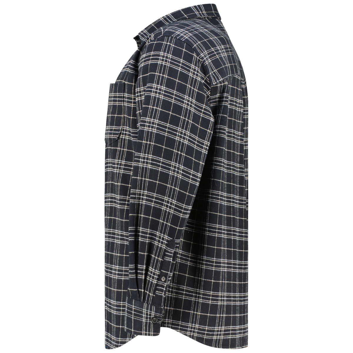 Jack&Jones Kariertes Flanellhemd schwarz