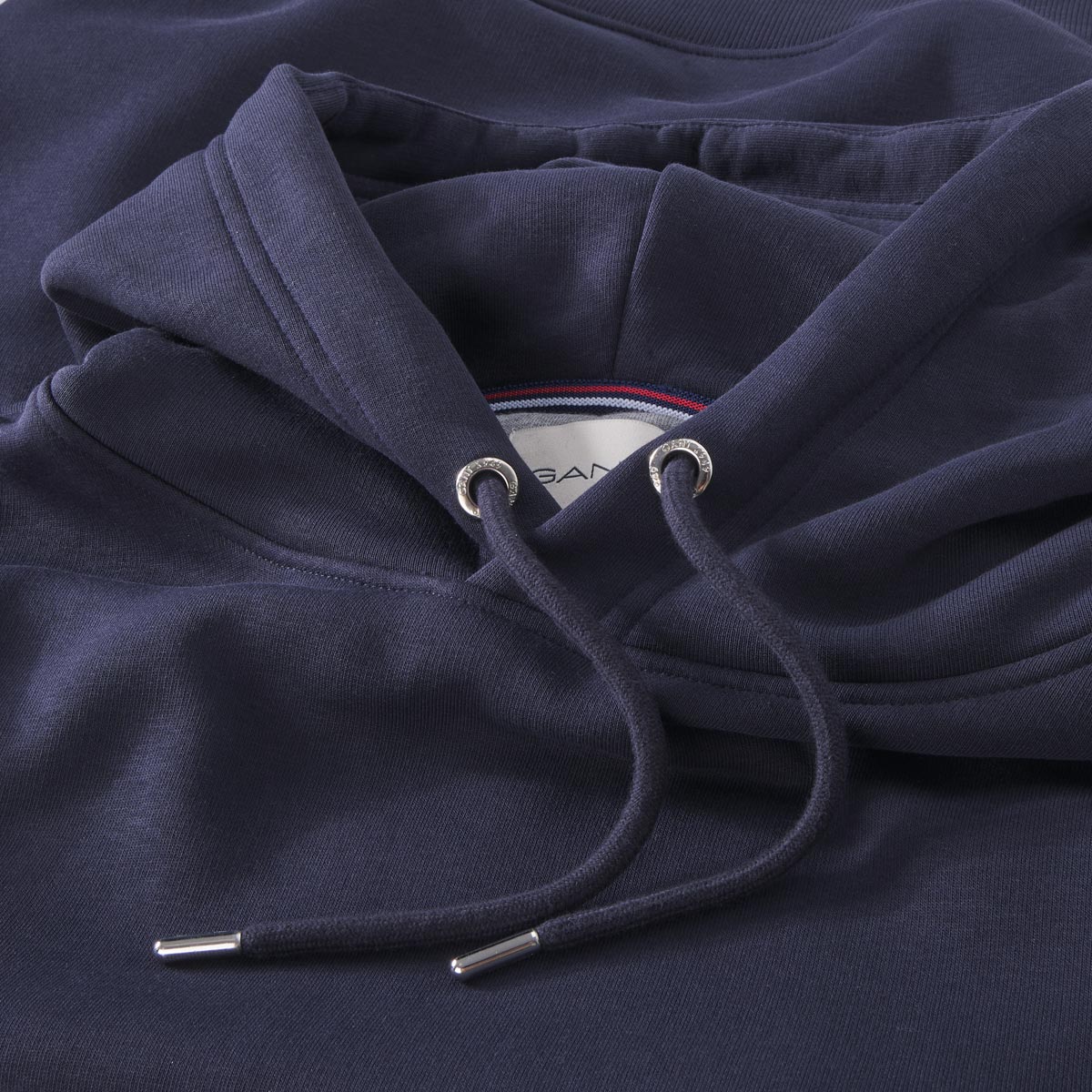 Gant Basic-Hoodie aus Baumwoll-Mix dunkelblau