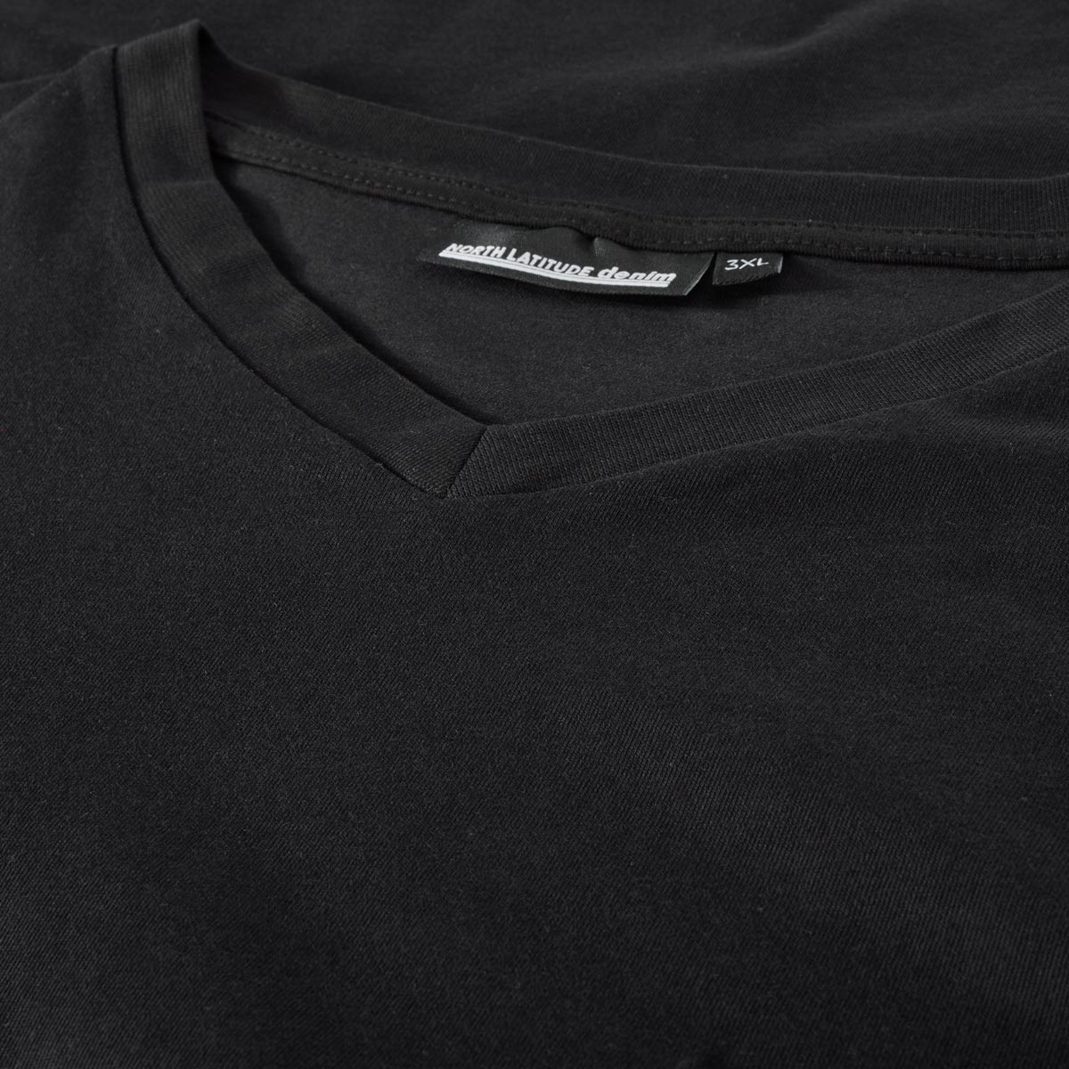 North T-Shirt aus Baumwolle schwarz