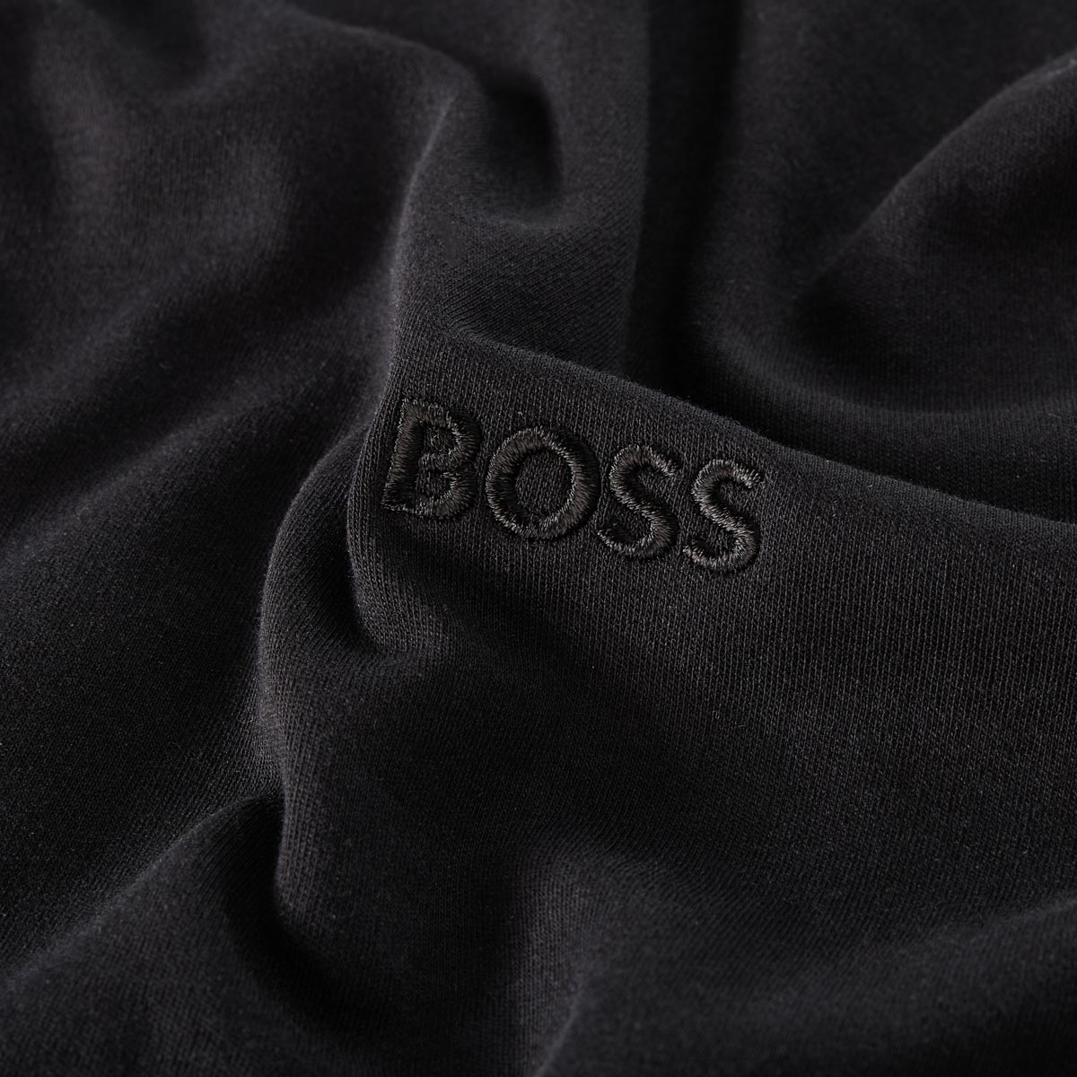 BOSS Basic-Poloshirt schwarz