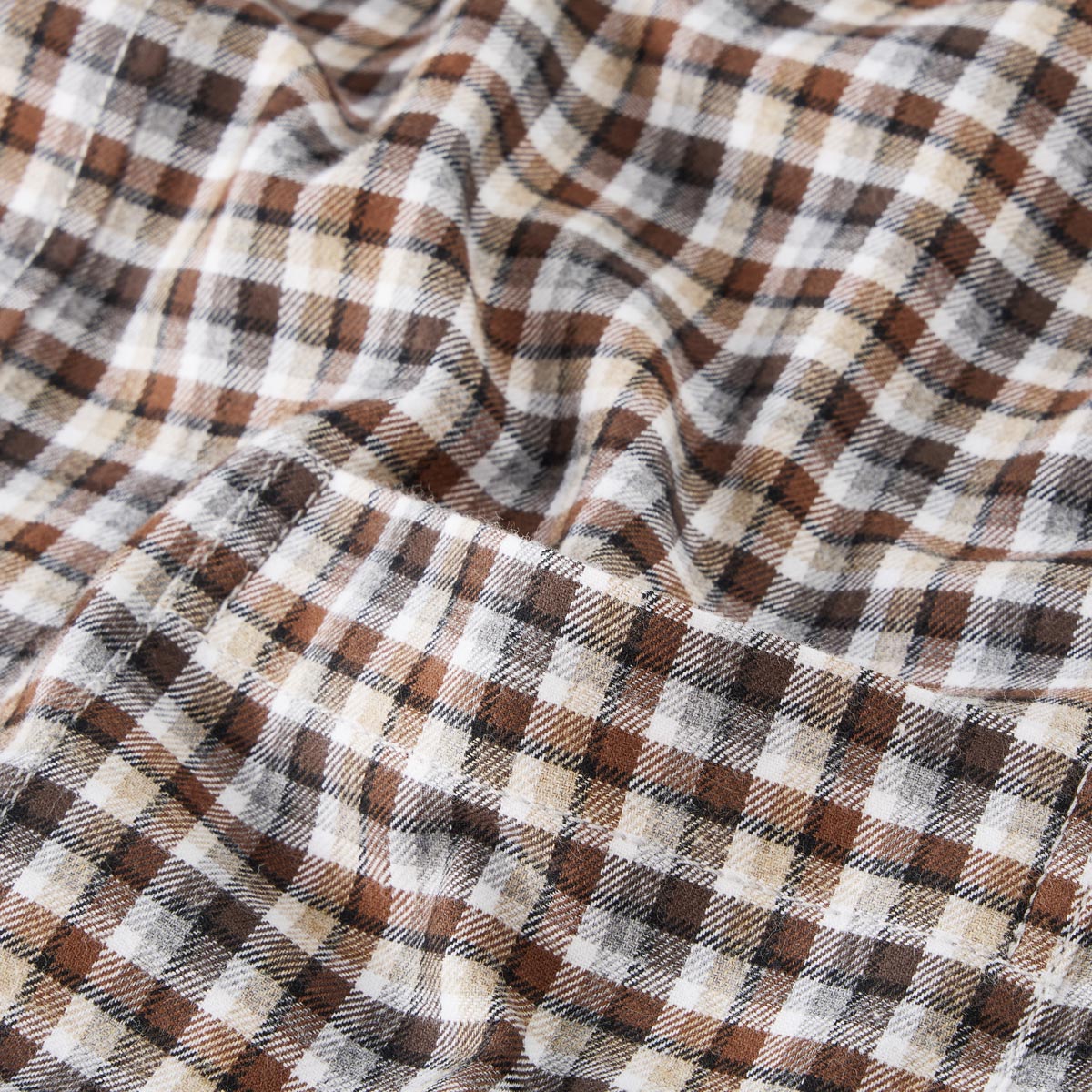 CASA MODA Flanellhemd braun