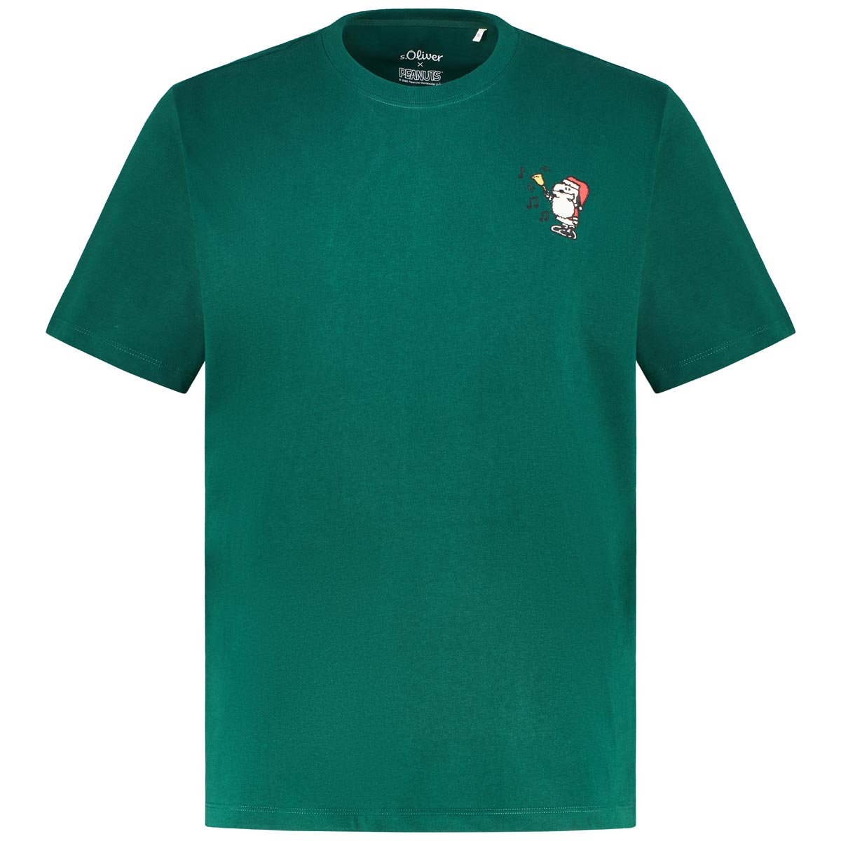 s.Oliver T-Shirt mit Stickerei Farbe grün Größe: 6XL günstig online kaufen