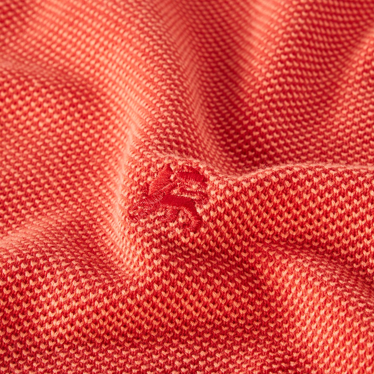 Lerros Pullover aus Baumwolle orange