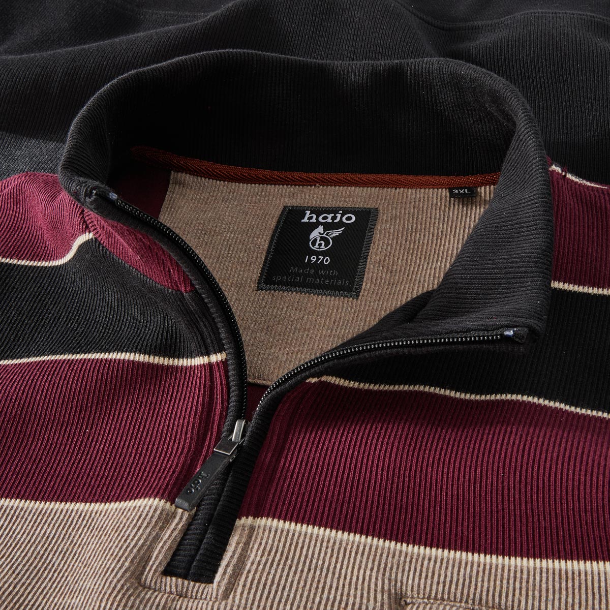 Hajo Sweatshirt „Stay Fresh“ schwarz