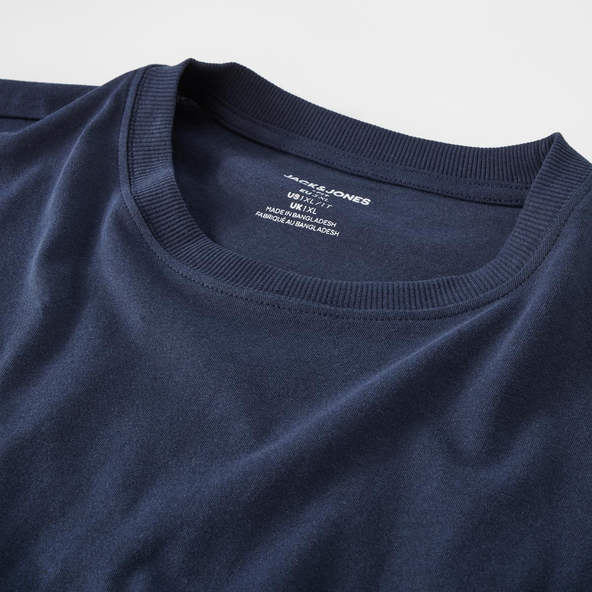 Jack&Jones T-Shirt mit Print auf Vorder- und Rückseite blau