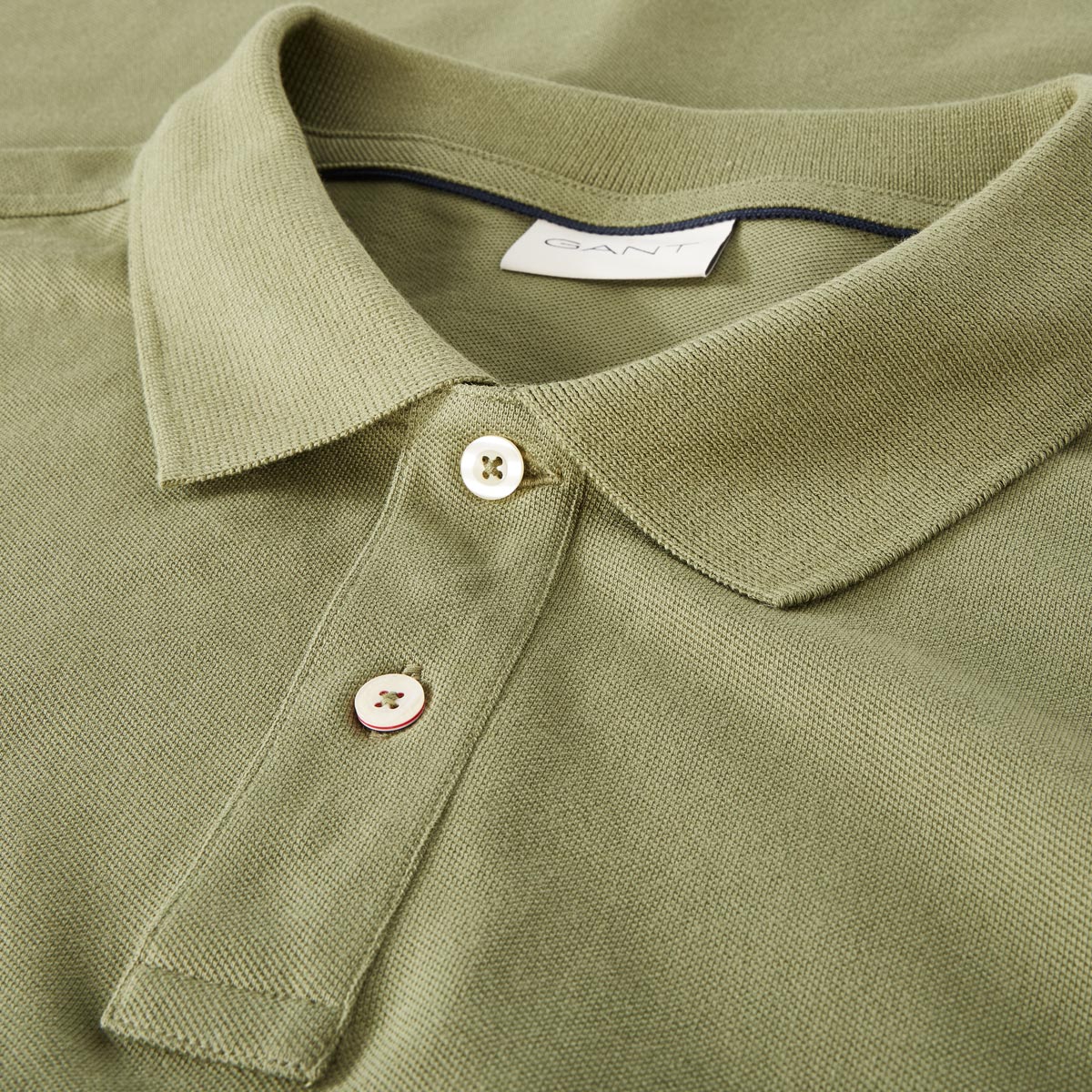 Gant Poloshirt aus Baumwoll-Piqué grün