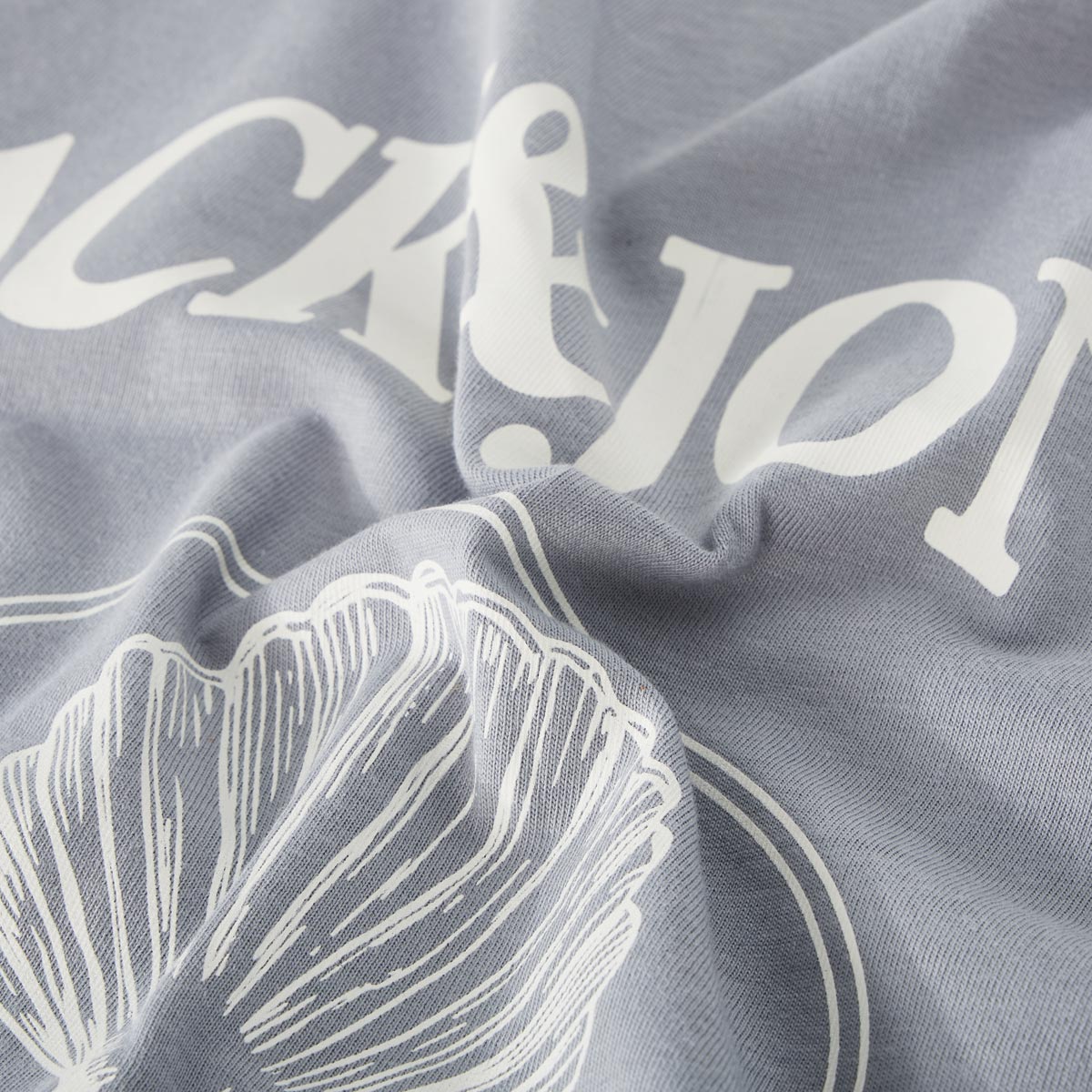 Jack&Jones T-Shirt mit Label-Print hellblau