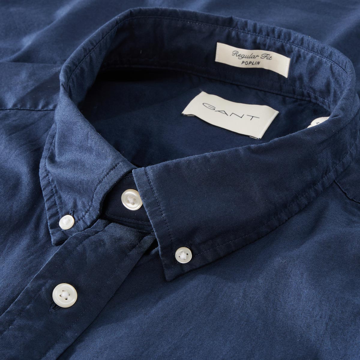 Gant Freizeithemd aus Baumwolle marine