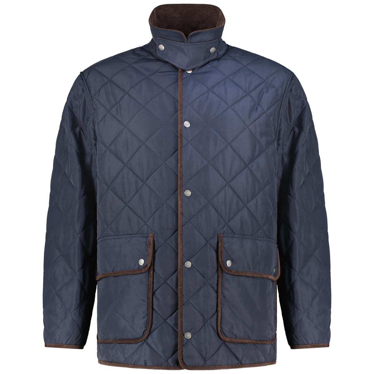 Gant Steppjacke mit Cord-Paspelierung, wasserabweisend dunkelblau