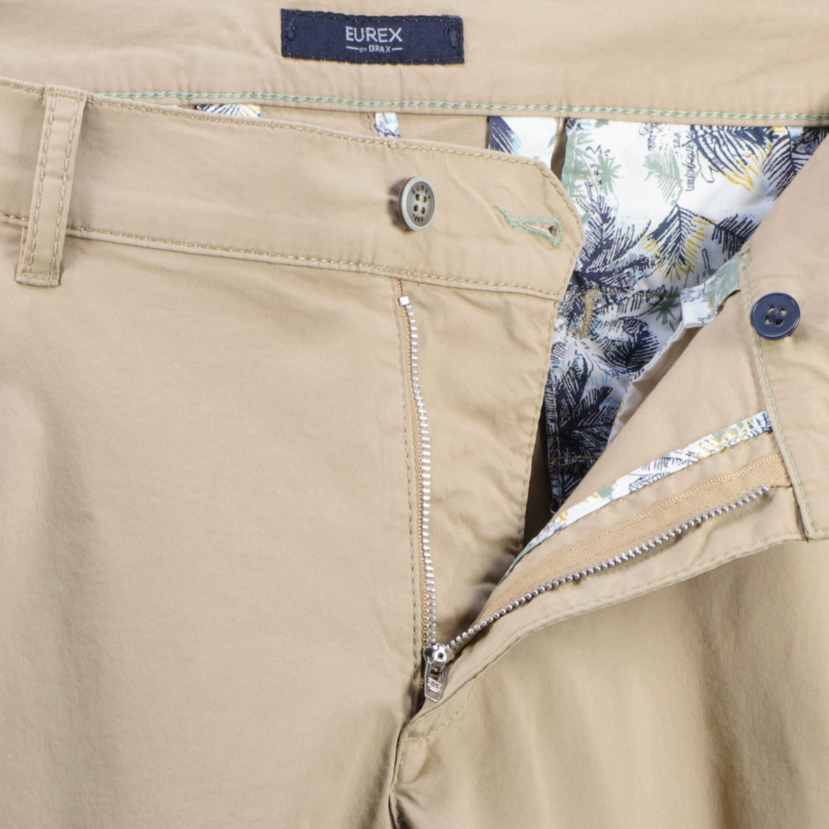 Eurex by Brax Chino-Shorts mit Stretch beige