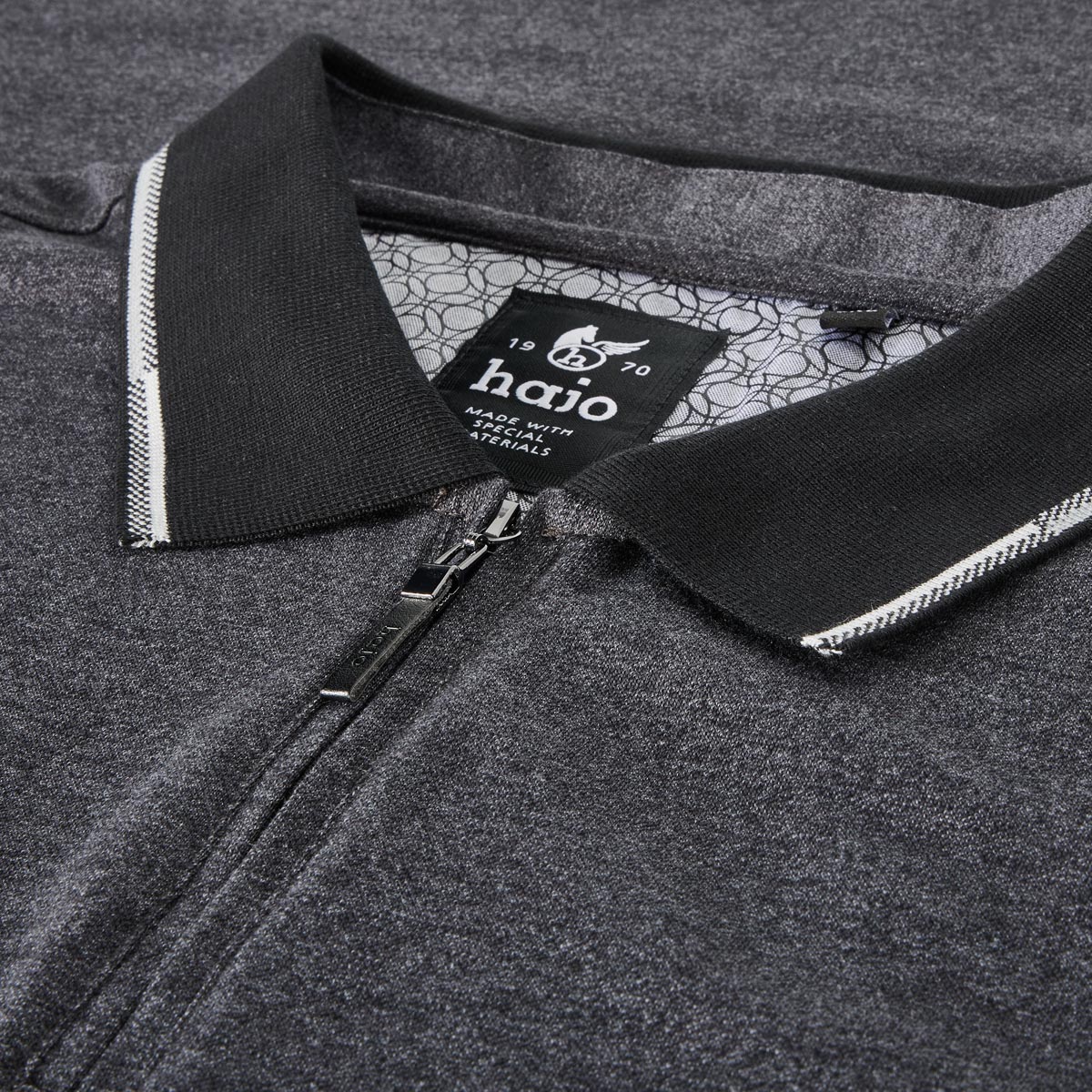 Hajo Poloshirt "Stay Fresh", bügelfrei schwarz