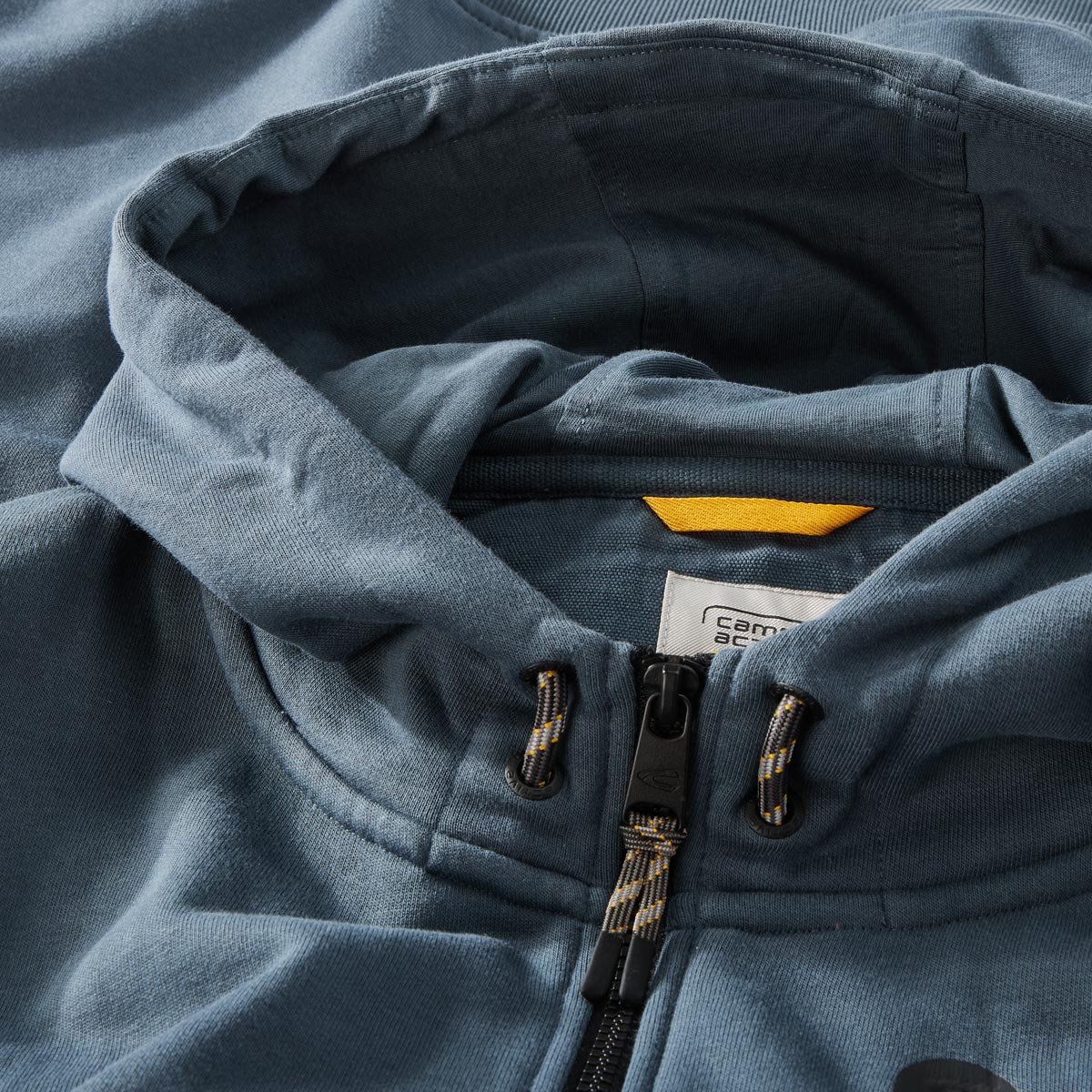 camel active Sweatjacke aus Baumwollmischung dunkelblau