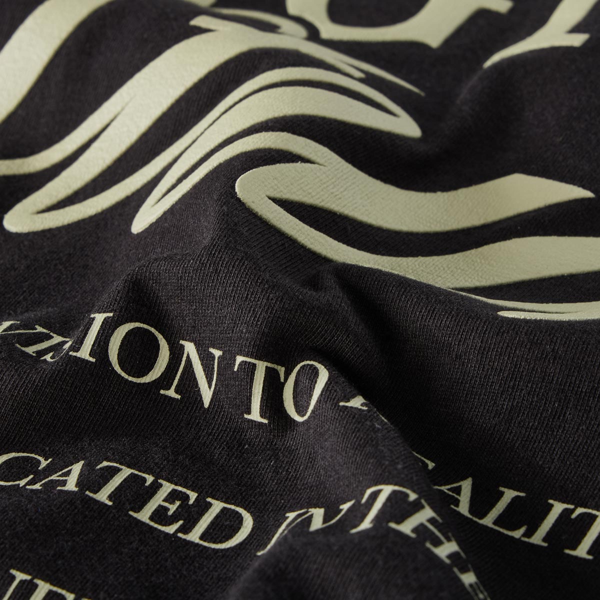 Jack&Jones T-Shirt mit Print auf Vorder- und Rückseite schwarz