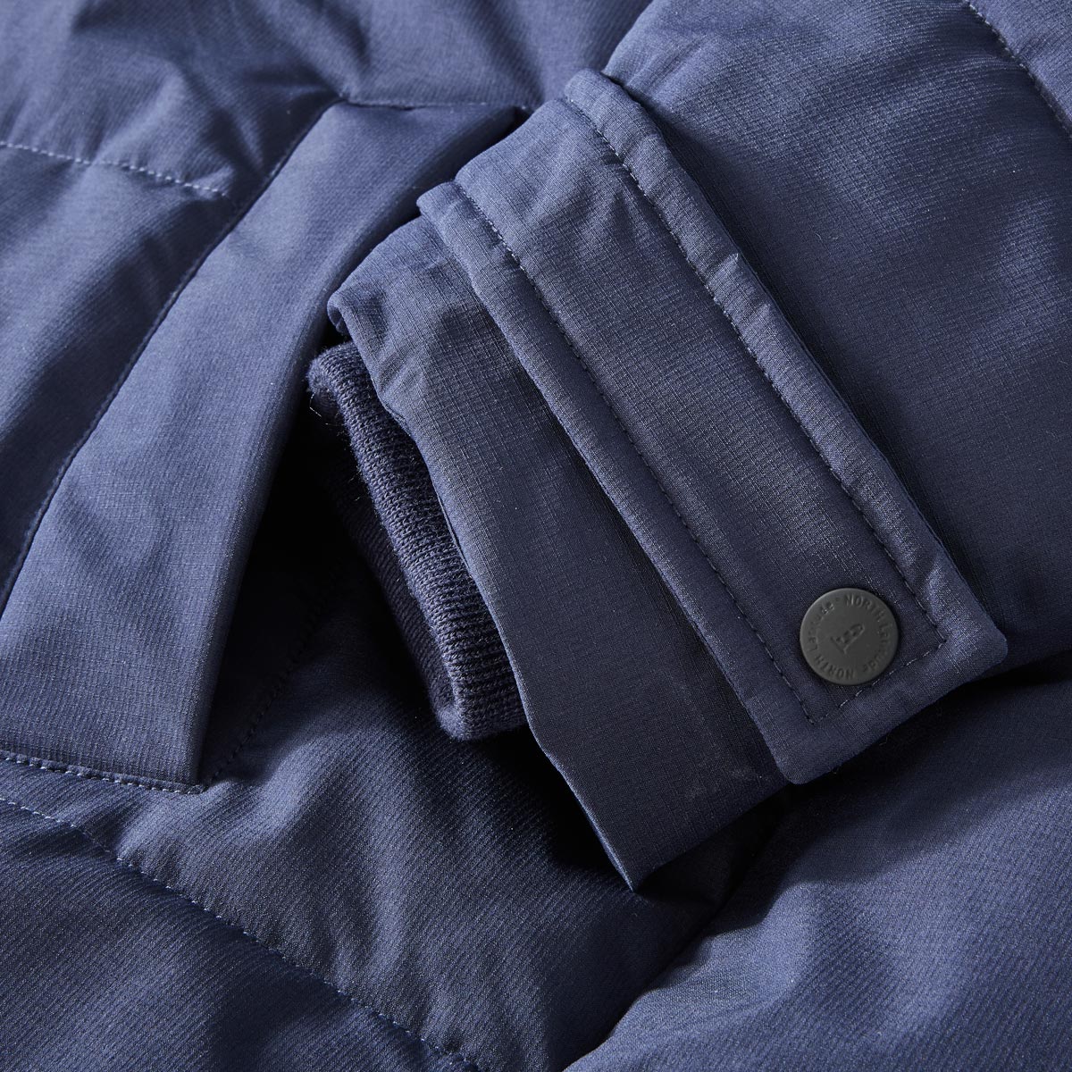 North Wattierte Steppjacke dunkelblau