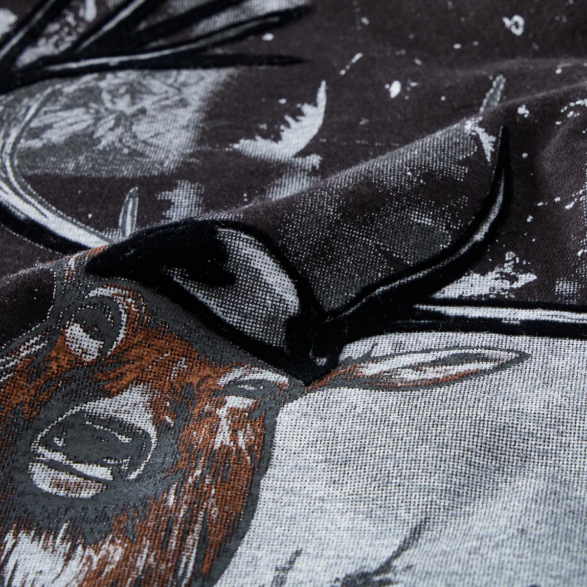 HangOwear T-Shirt mit Motiv-Print schwarz