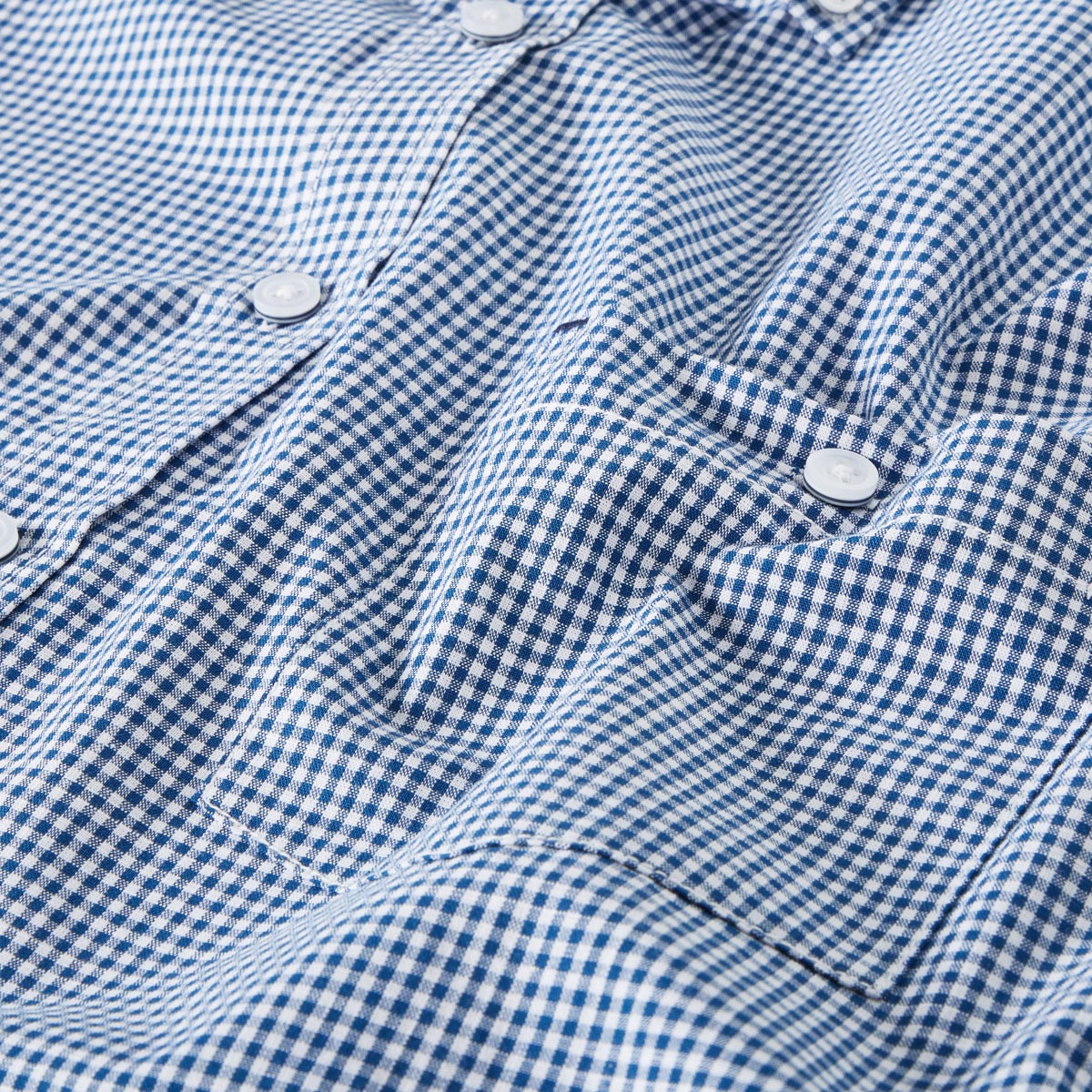 CASA MODA Freizeithemd mit Karomuster blau