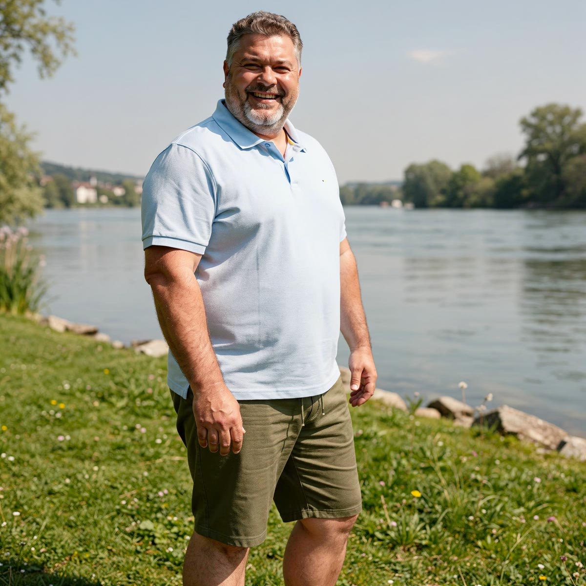 Pfundskerl Jogging-Shorts aus Baumwollmischung oliv