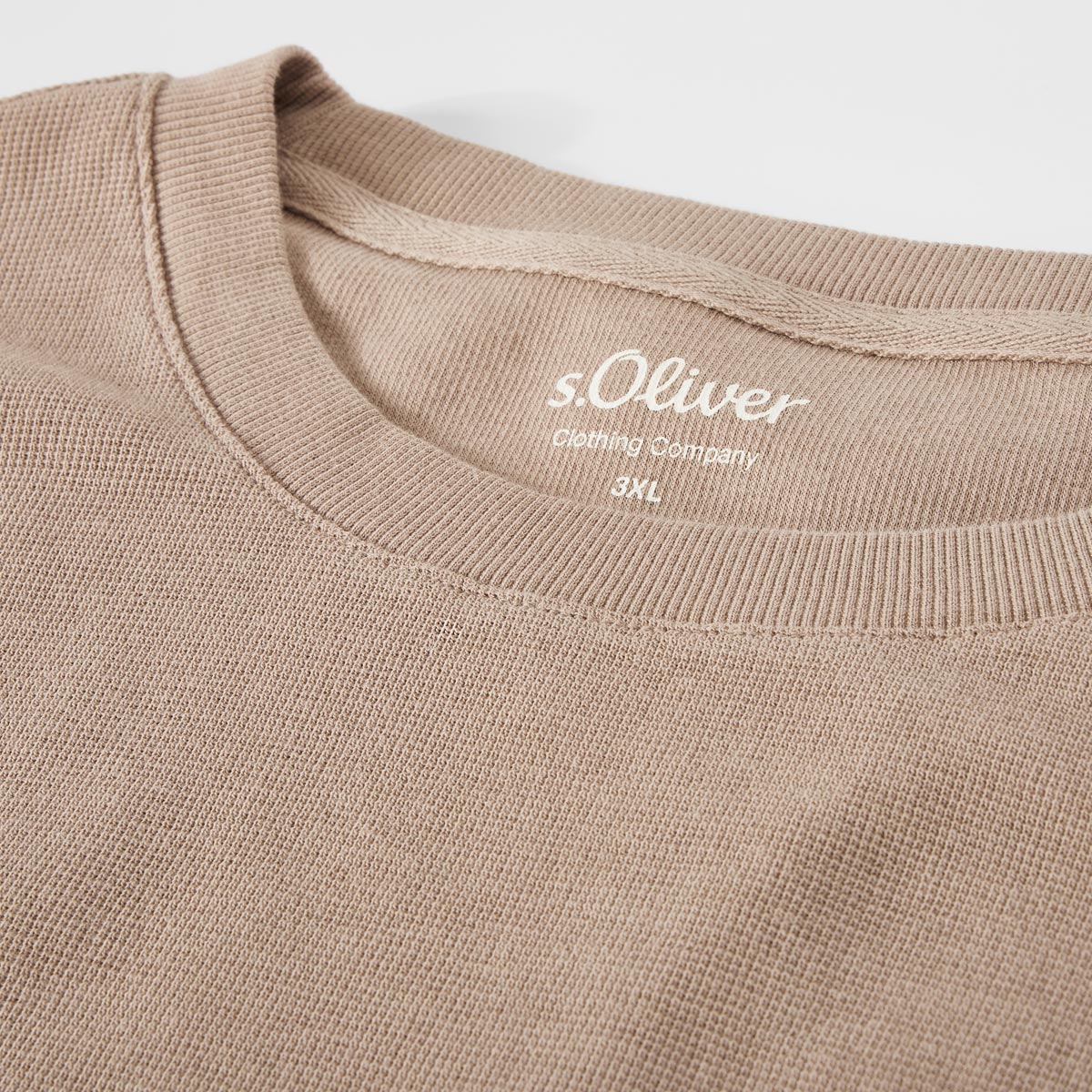 s.Oliver Longsleeve aus Baumwolle braun