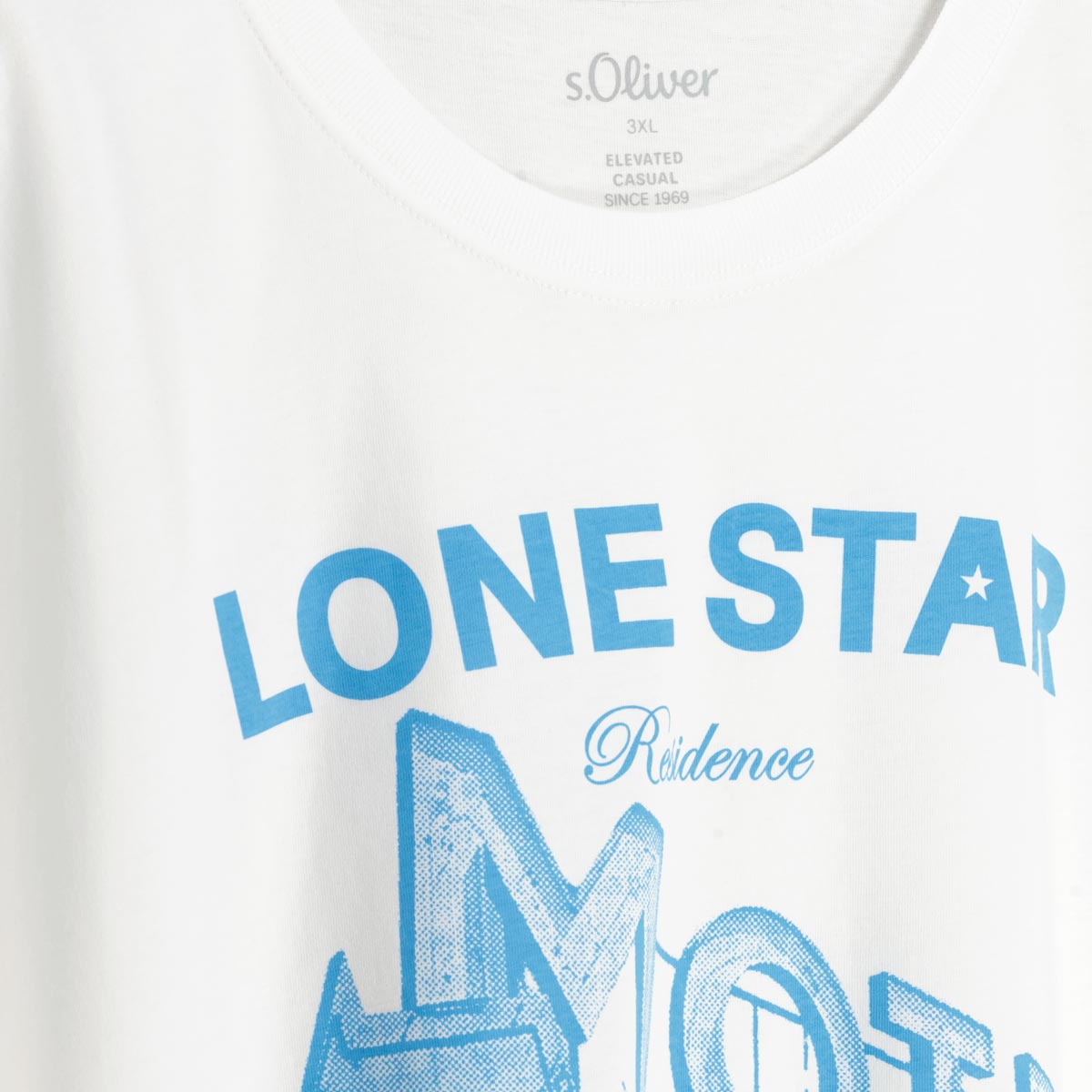 s.Oliver T-Shirt mit Print weiß