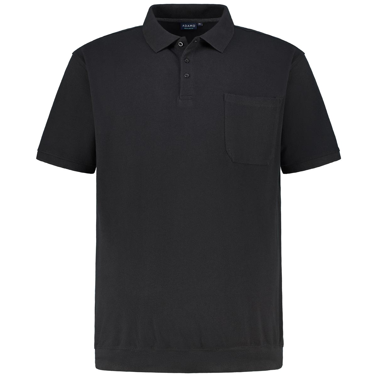 Poloshirt mit elastischem Bund