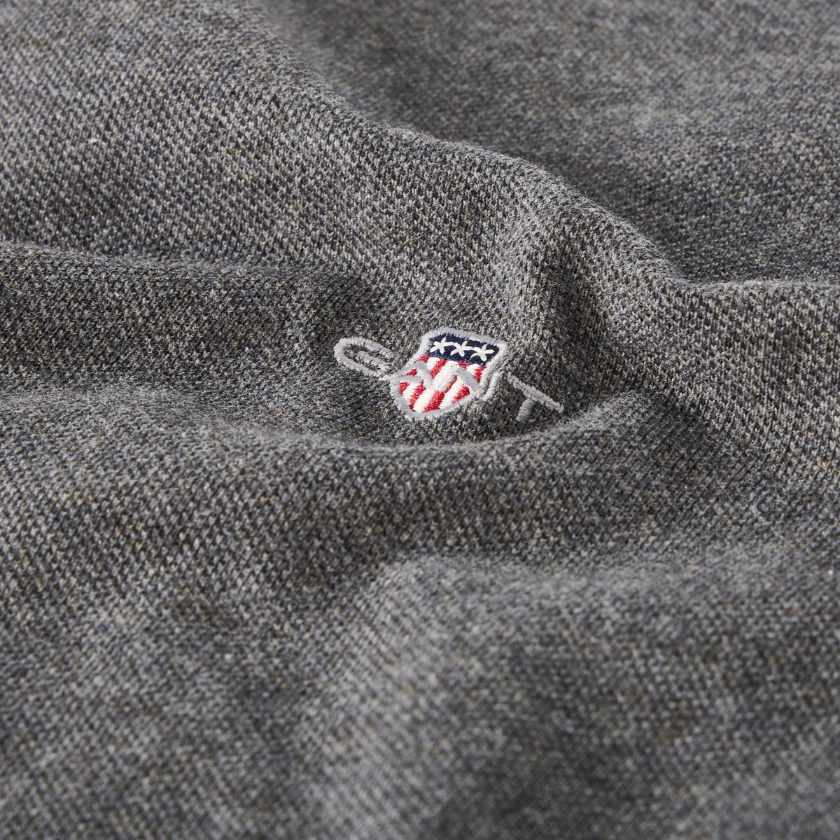 Gant Poloshirt aus Baumwoll-Piqué anthrazit