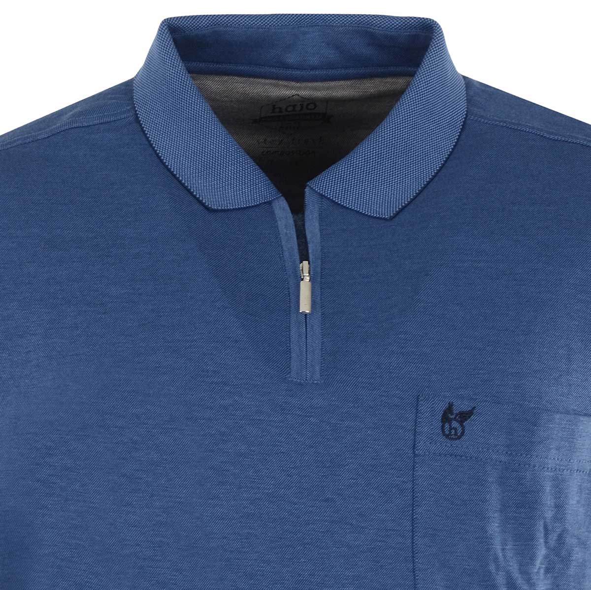 Hajo Poloshirt "Stay Fresh", atmungsaktiv Farbe blau Größe: 4XL günstig online kaufen
