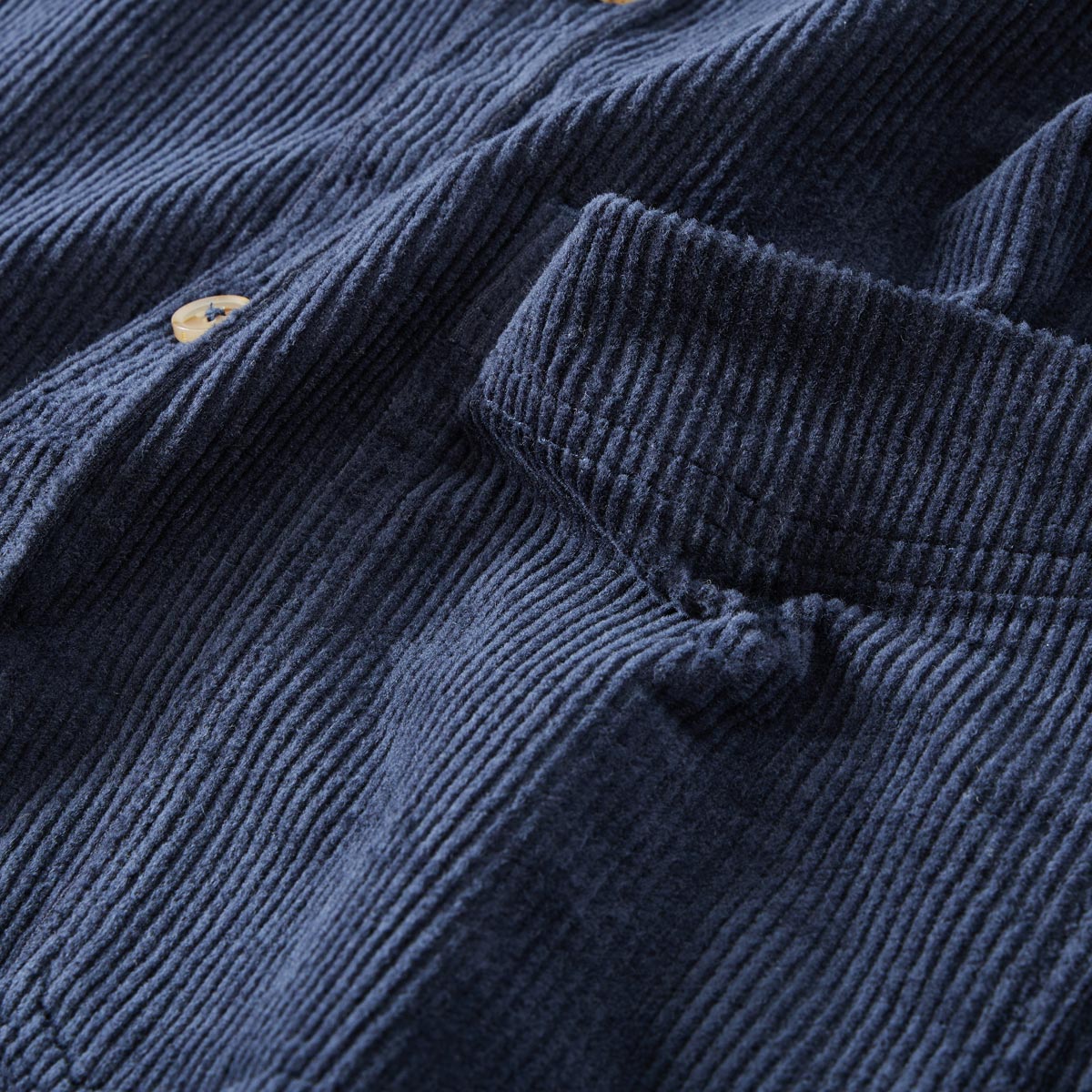s.Oliver Cord-Overshirt mit Stretch blau