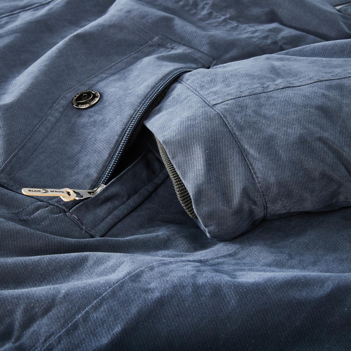 Blue Wave Funktionsparka, wind- und wasserdicht marine