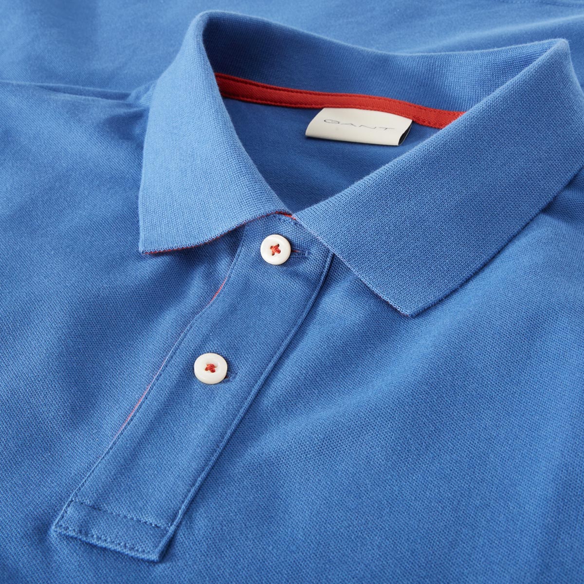 Gant Poloshirt mit Stretch blau