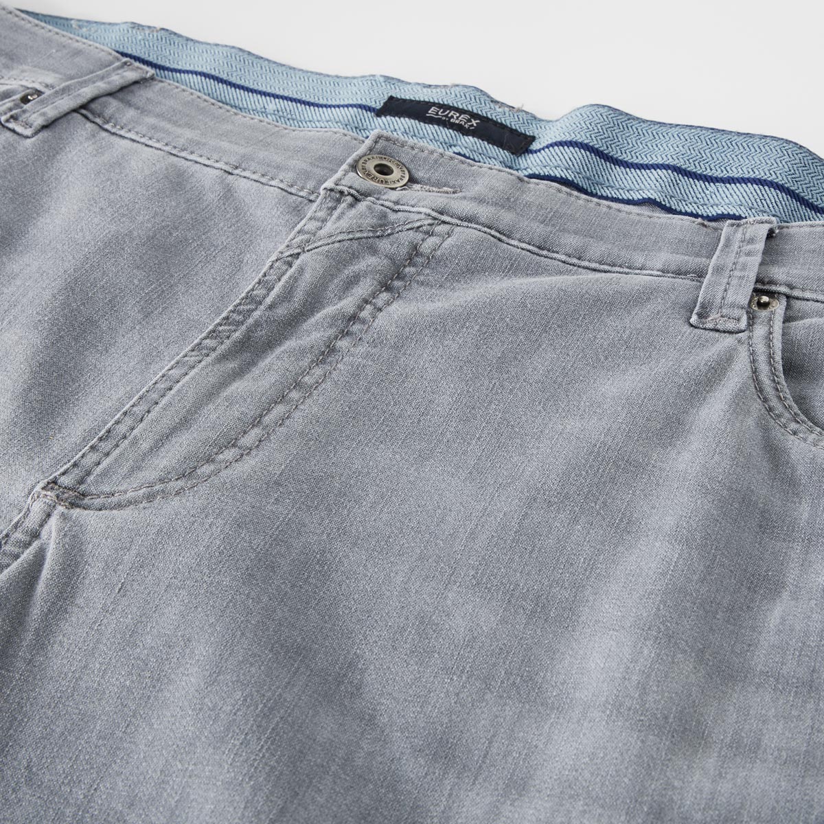 Eurex by Brax Stretch-Jeans "Luke", Tapered Fit grau