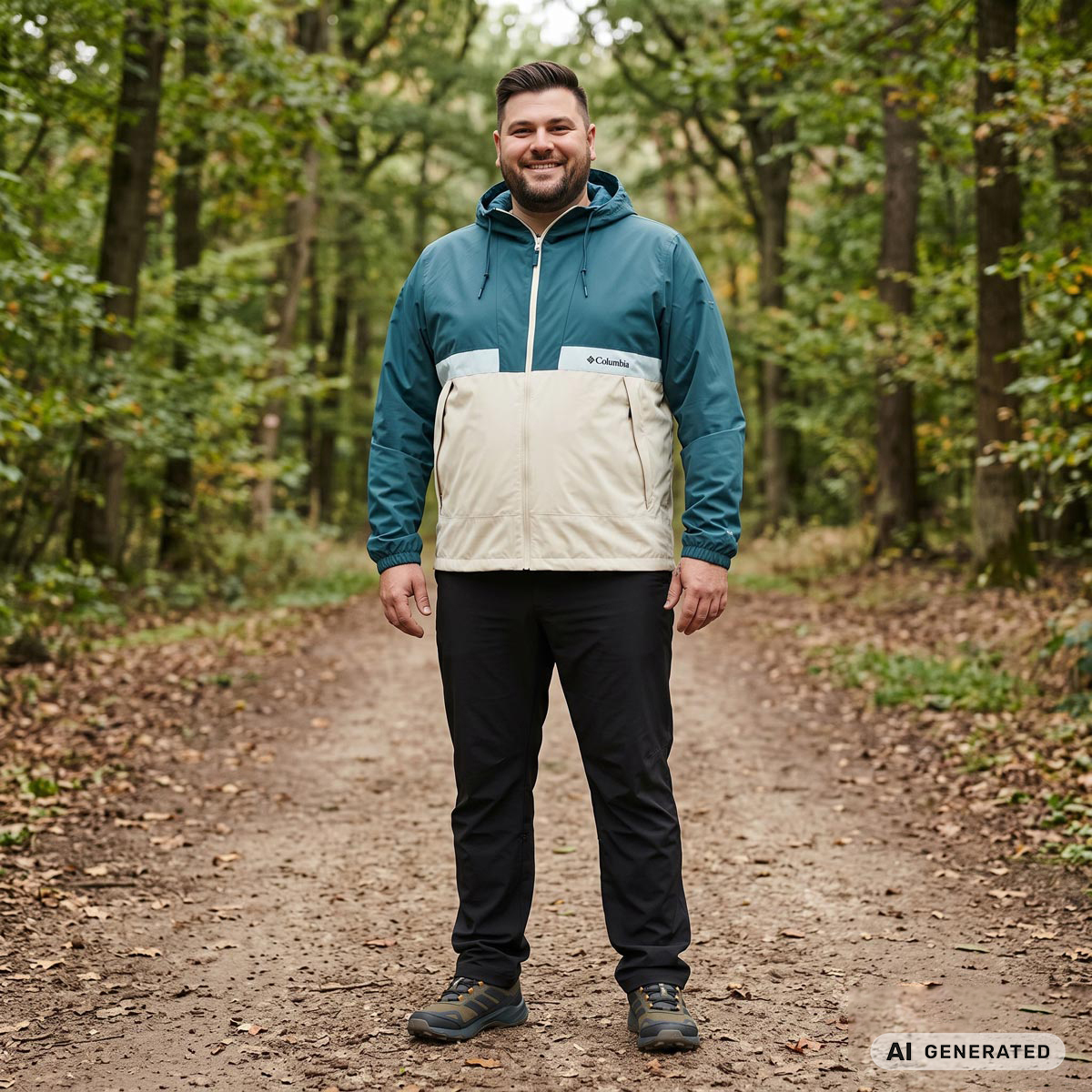 Maier Sports Trekkinghose mit Stretch und Krempelbeinen schwarz
