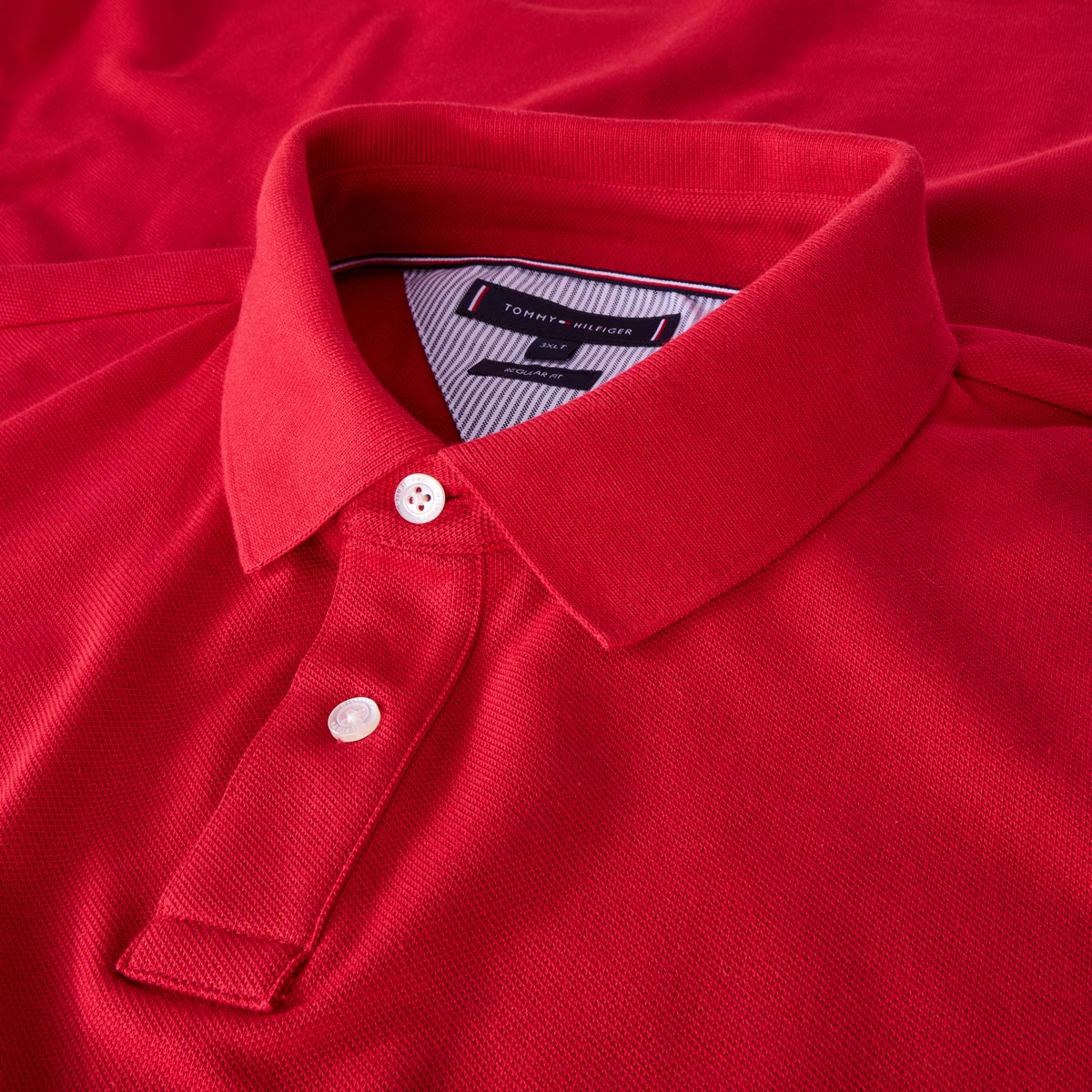 Tommy Hilfiger Poloshirt mit Stretch rot