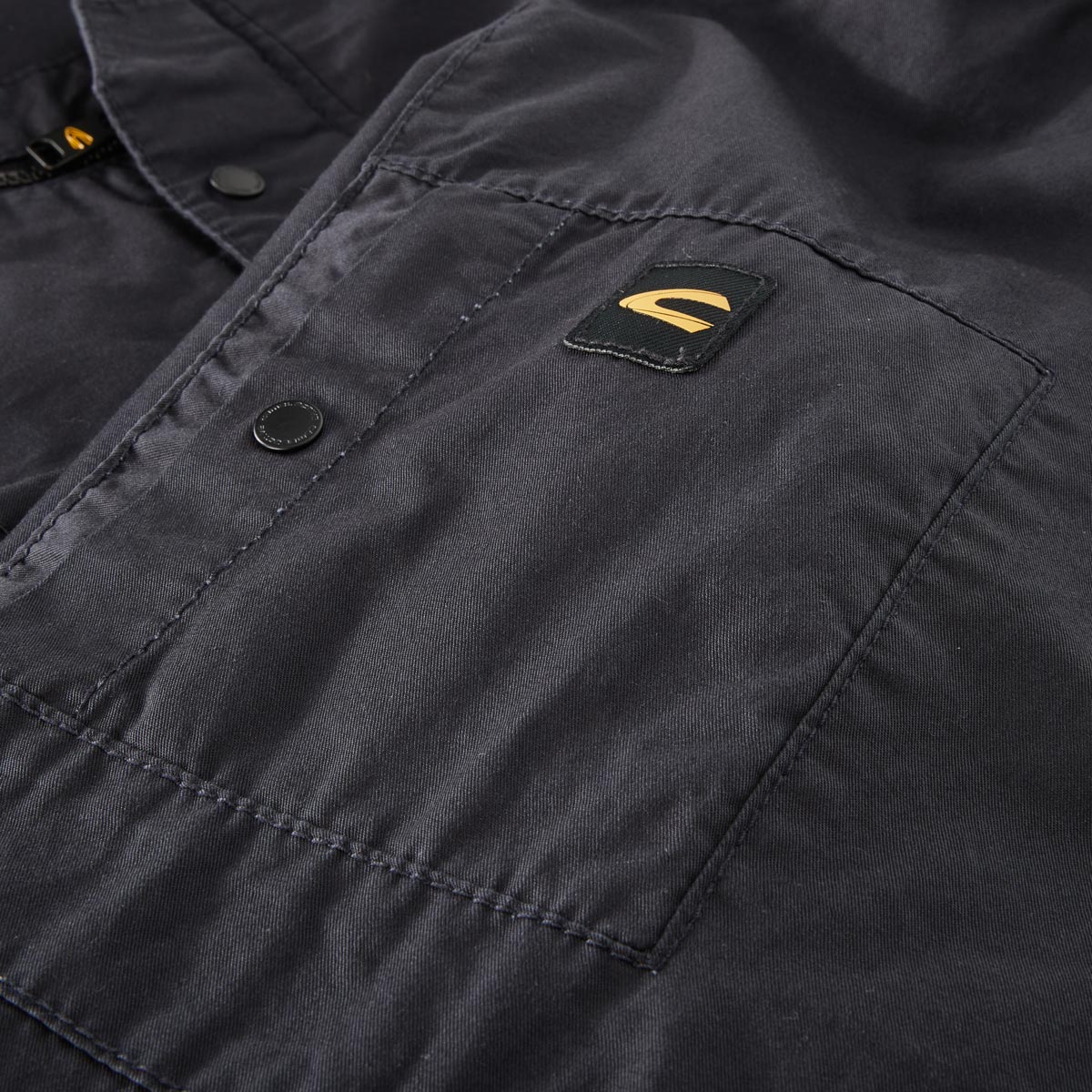 camel active Freizeitjacke aus Baumwolle dunkelblau