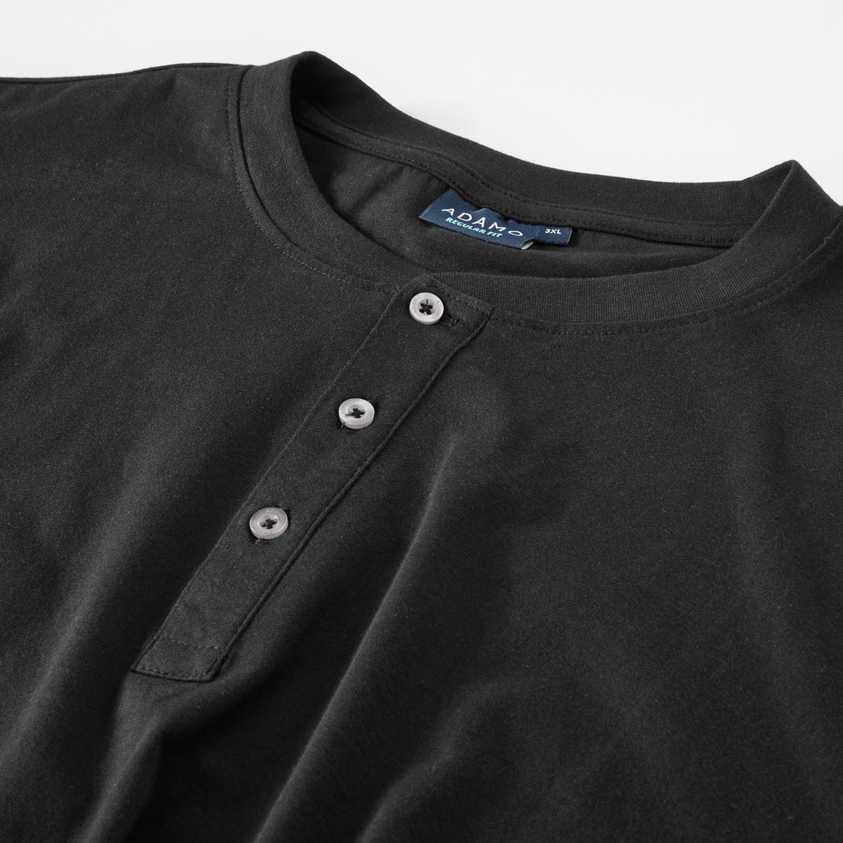 ADAMO Longsleeve mit Serafinokragen schwarz