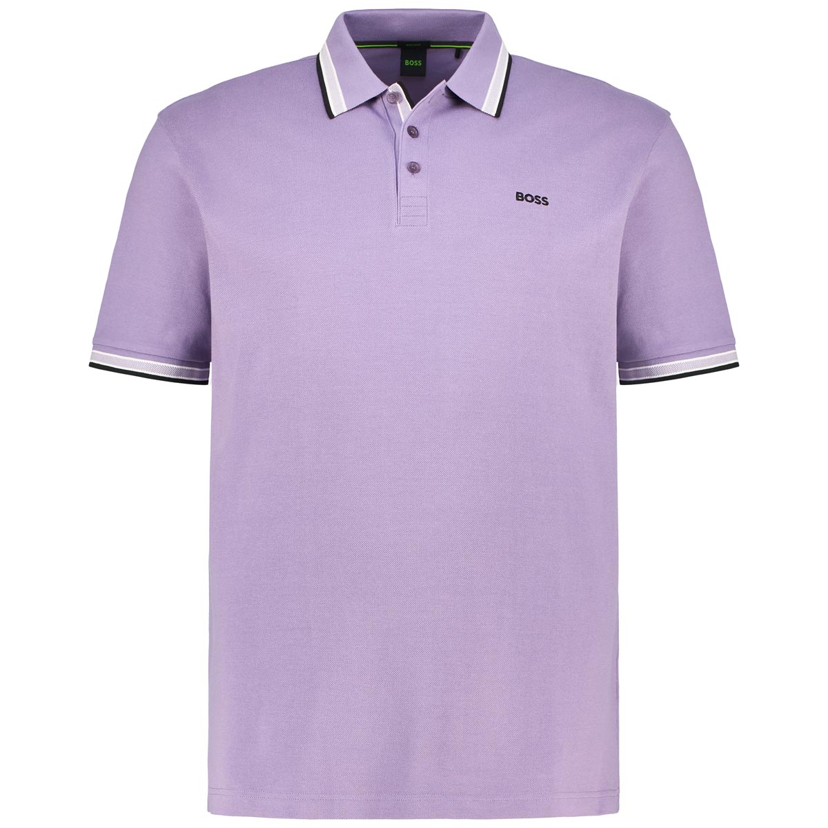 BOSS Poloshirt mit Kontrastdetails Farbe lila Größe: 3XL günstig online kaufen